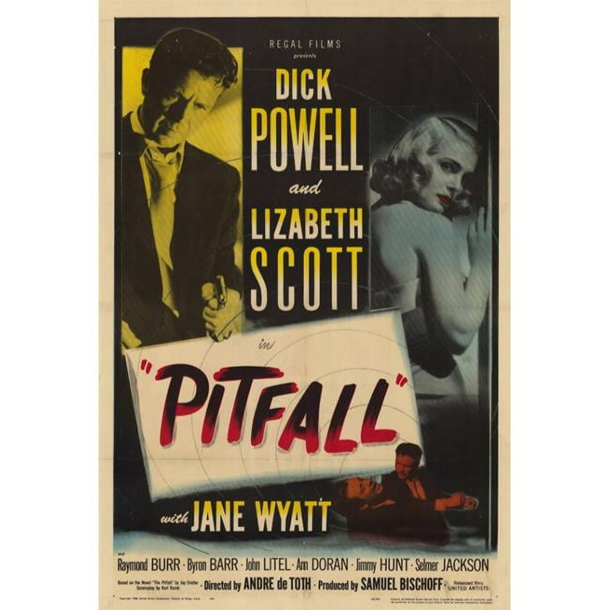 Pitfall Movie Poster Print featuring classic adventure game artwork.
