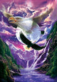 Eagle Spirit Poster Print by Robin Koni showcasing a majestic eagle.
