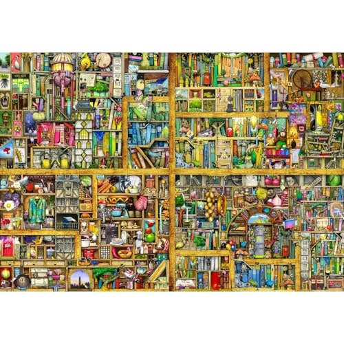 Shelf Life Poster Print by Colin Thompson showcasing whimsical details
