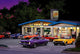 Mauscle Car Service Poster Print by Bruce Kaiser, showcasing classic muscle cars.