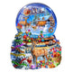 Christmas Snow Globe Poster Print by Adrian Chesterman, featuring a festive design.