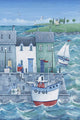 Harbour Gifts Poster Print by Peter Adderley showcasing serene coastal scenery.