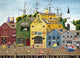 Crow's Nest Harbour Poster Print by Art Poulin, coastal landscape art.