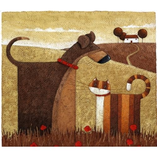 Poppy Field Poster Print by Peter Adderley showcasing vibrant poppies in a field.