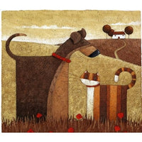 Poppy Field Poster Print by Peter Adderley showcasing vibrant poppies in a field.