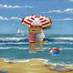 Kiss Me Quick Poster Print by Peter Adderley featuring vibrant colors and whimsical design.