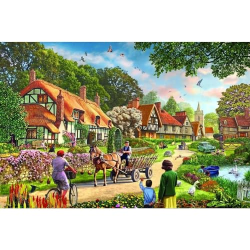 Rural Life Poster Print by Steve Crisp showcasing beautiful countryside scenery.