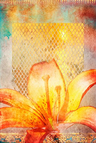 Fire Lily Poster Print by Aimee Stewart showcasing vibrant floral art.