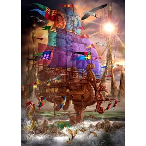 Flagship Poster Print by Ciro Marchetti - Nautical Art