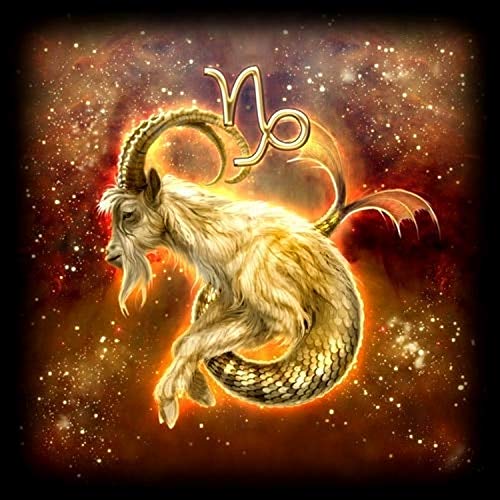 Zodiac Capricorn art print by Ciro Marchetti, 12x12 size.