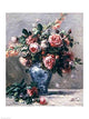 Vase of Roses Poster Print by Pierre-Auguste Renoir - Art Print