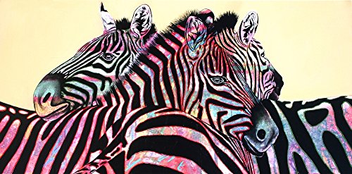 Stripe Me Lucky Poster Print by Graeme Stevenson featuring vibrant colors and playful design.