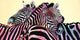 Stripe Me Lucky Poster Print by Graeme Stevenson featuring vibrant colors and playful design.