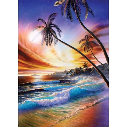 Tropical Beach Poster Print by Adrian Chesterman