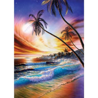 Tropical Beach Poster Print by Adrian Chesterman