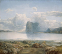 Island Borgøya Art Poster Print by Lars Hertervig - 18x24