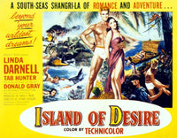 Island of Desire Movie Masterprint Poster featuring Tab Hunter and Linda Darnell