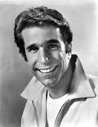 Henry Winkler smiling photo print available in multiple sizes.