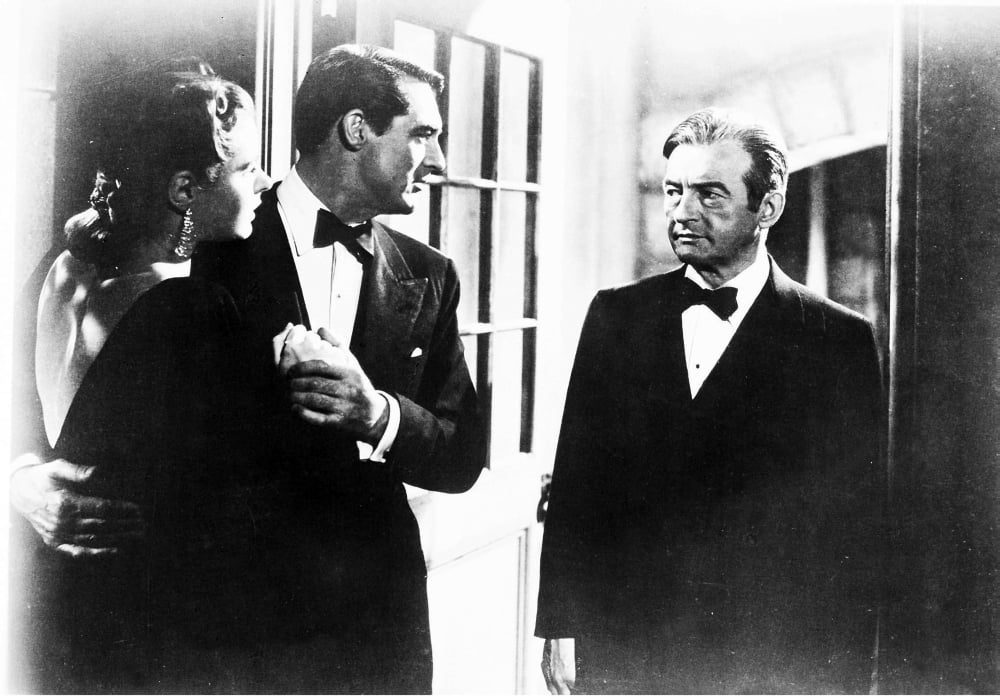 Cary Grant, Ingrid Bergman, and Claude Rains in Notorious photo print