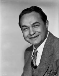 Edward Robinson smiling classic photo print