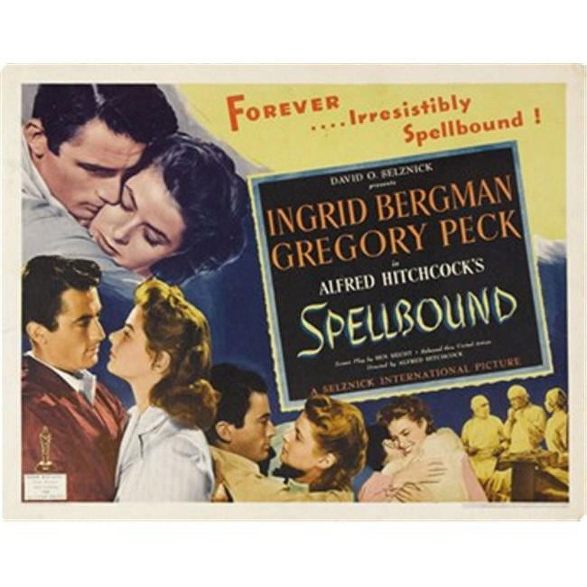 Spellbound Movie Poster 17x11 print featuring iconic visuals