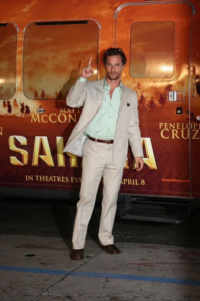 Matthew McConaughey at Sahara Premiere Photo Print