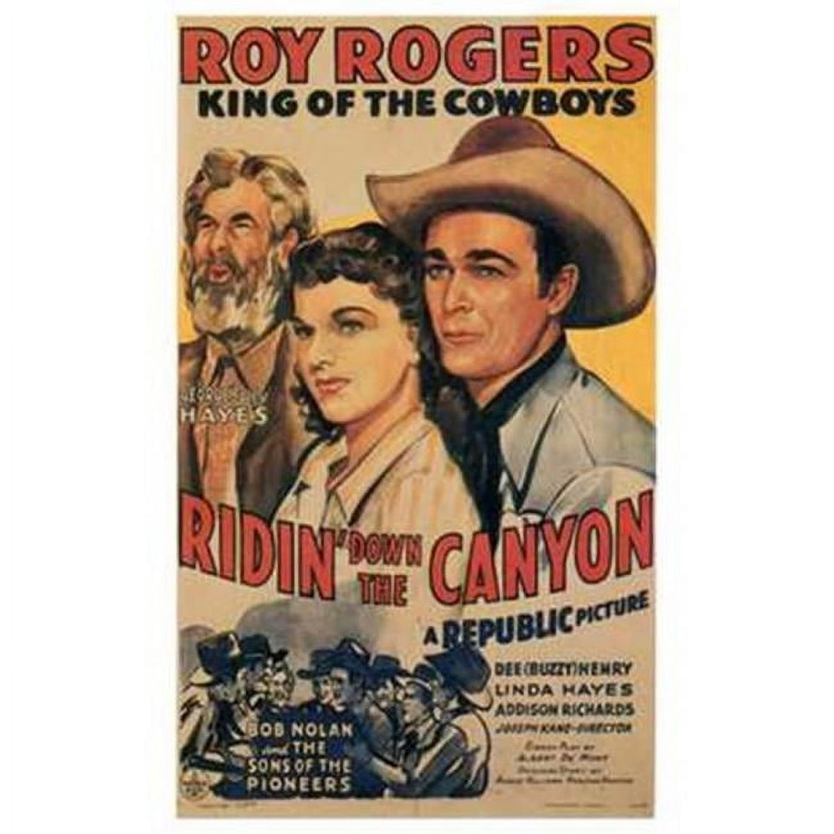 Ridin' Down the Canyon Movie Poster 11x17 print