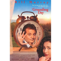 Groundhog Day movie poster print featuring Bill Murray - 27x40