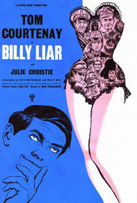 Billy Liar Movie Poster in 27 x 40 size, classic cinema art.