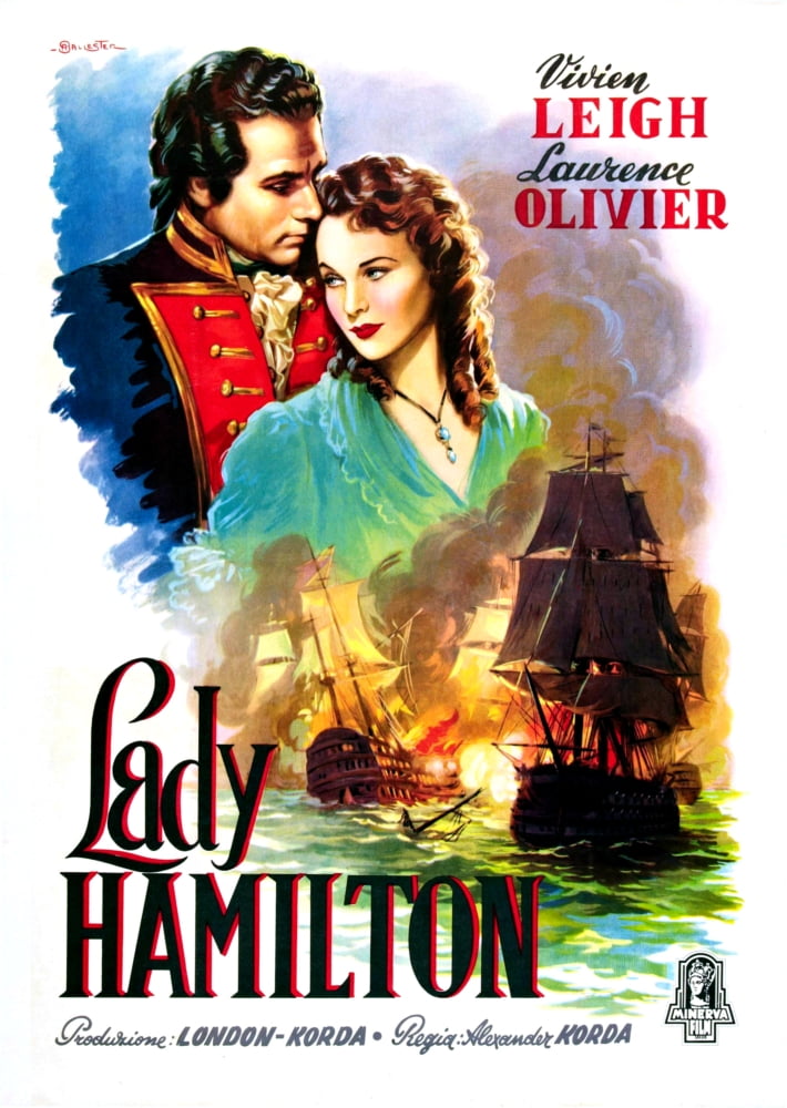 Woman (Aka Lady Hamilton) Movie Masterprint Poster Print 1941 featuring Laurence Olivier and Vivien Leigh.