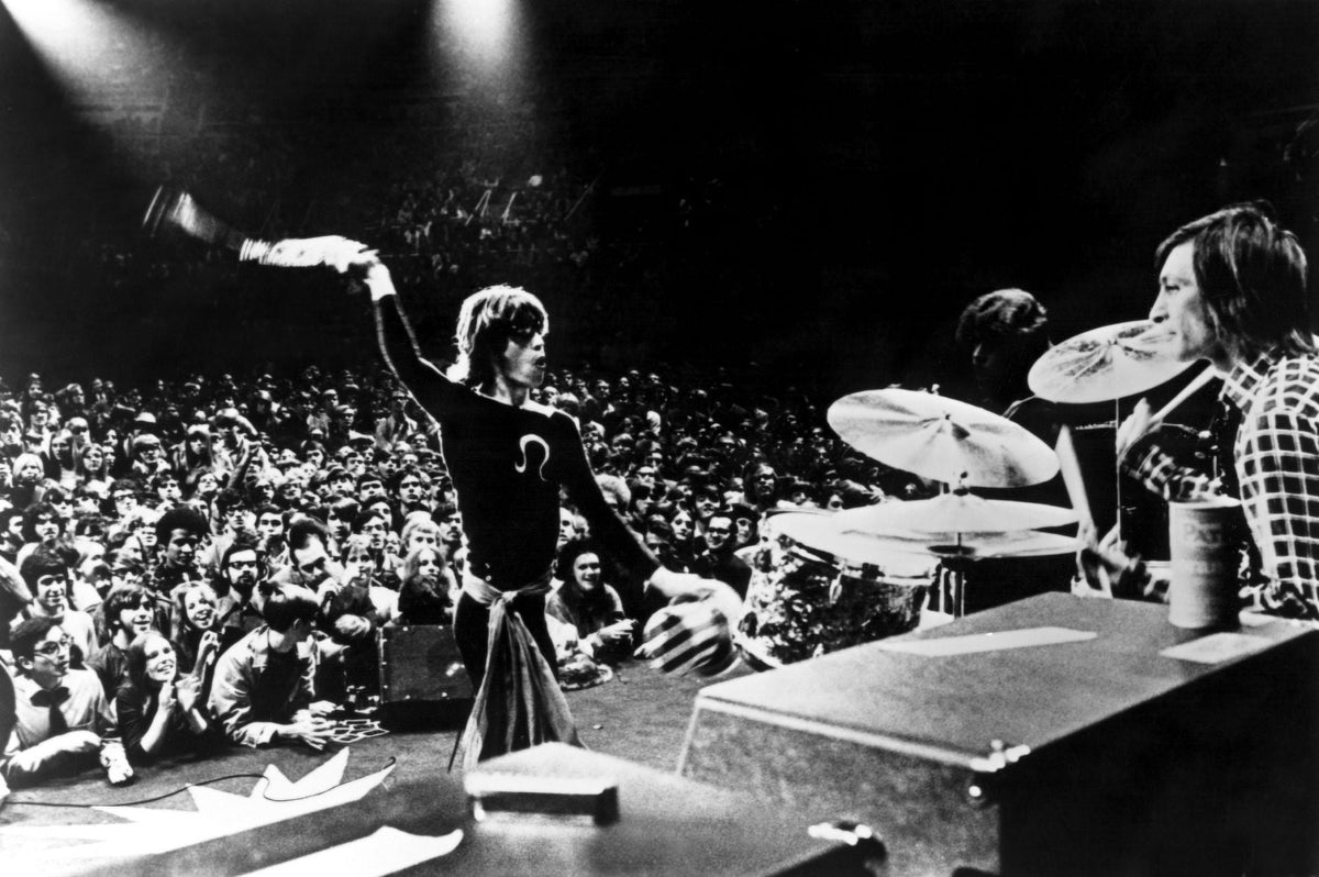 Gimme Shelter photo print showcasing iconic imagery in multiple sizes.