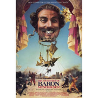 The Adventures of Baron Munchausen movie poster print in vibrant colors.