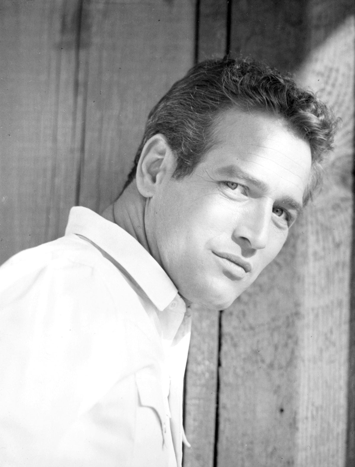 Classic Paul Newman photo print showcasing Hollywood charm.