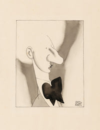 Leopold Stokowski poster print by Ralph Barton showcasing a musical legacy.