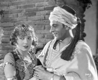 Rudolph Valentino in white Arabic costume photo print