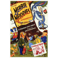 Falling Hare movie poster print featuring a playful character design.
