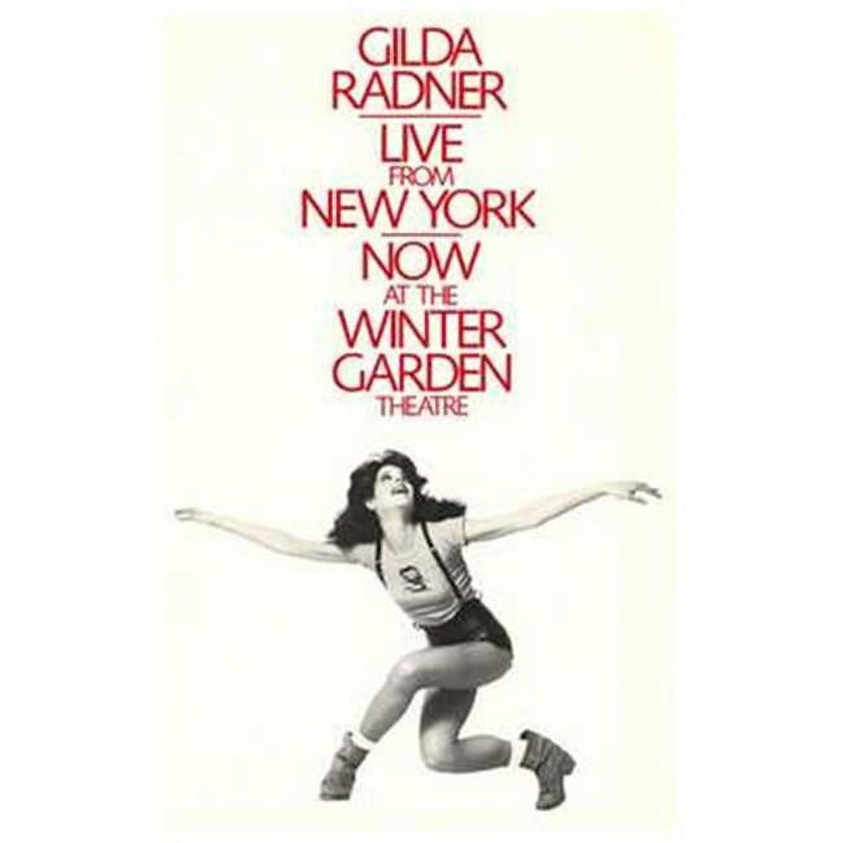 Gilda Radner Live from New York Broadway Movie Poster - 11 x 17