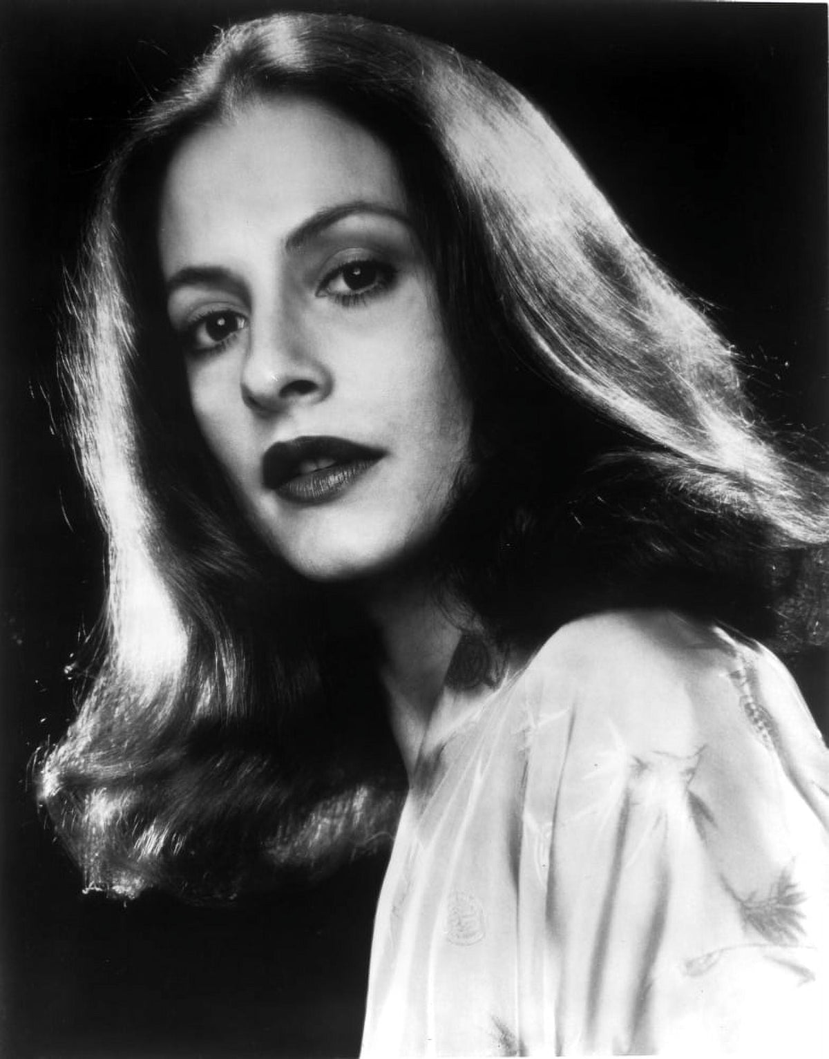 Black and white portrait photo print of Patti LuPone