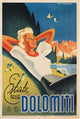 Estate Nelle Dolomiti Poster Print showcasing stunning mountain landscape.