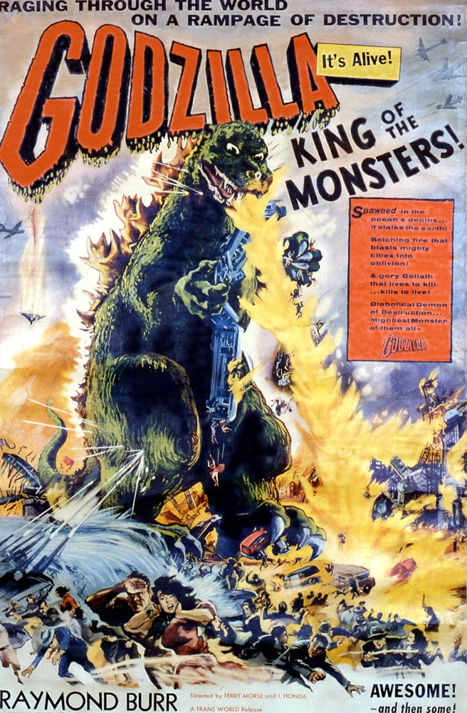 Godzilla Movie Poster Masterprint 11x17 - iconic monster cinema art