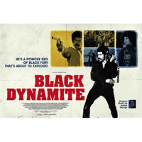 Black Dynamite Movie Poster 11x17 print showcasing vibrant film art.