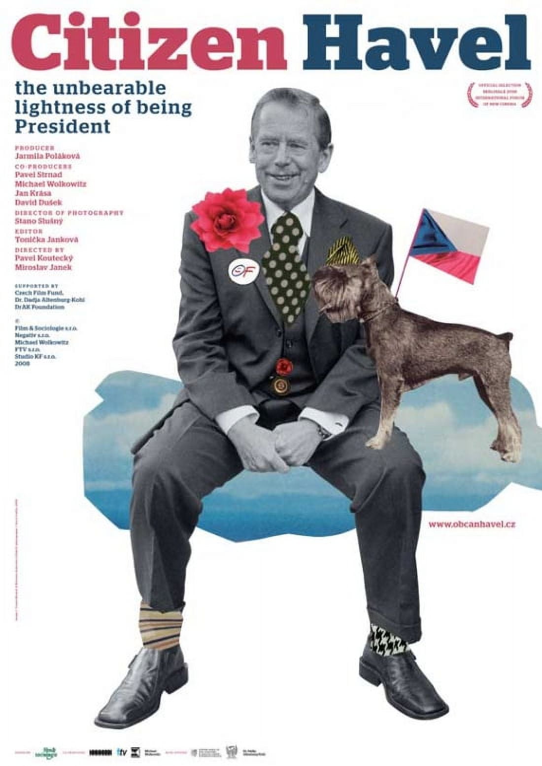 Citizen Havel Movie Poster 11x17 print showcasing cinematic art