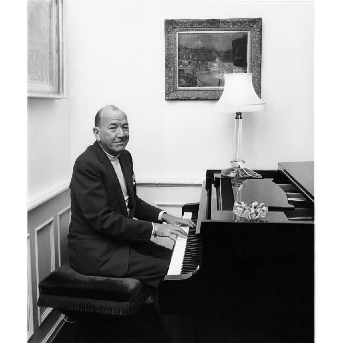Noel Coward 1960s photo poster print, available in multiple sizes.