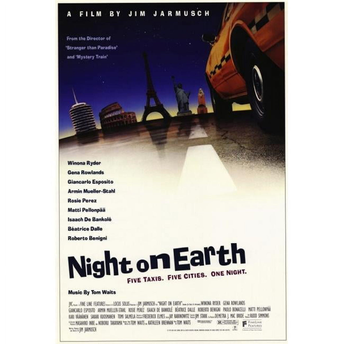 Night on Earth movie poster print 27x40