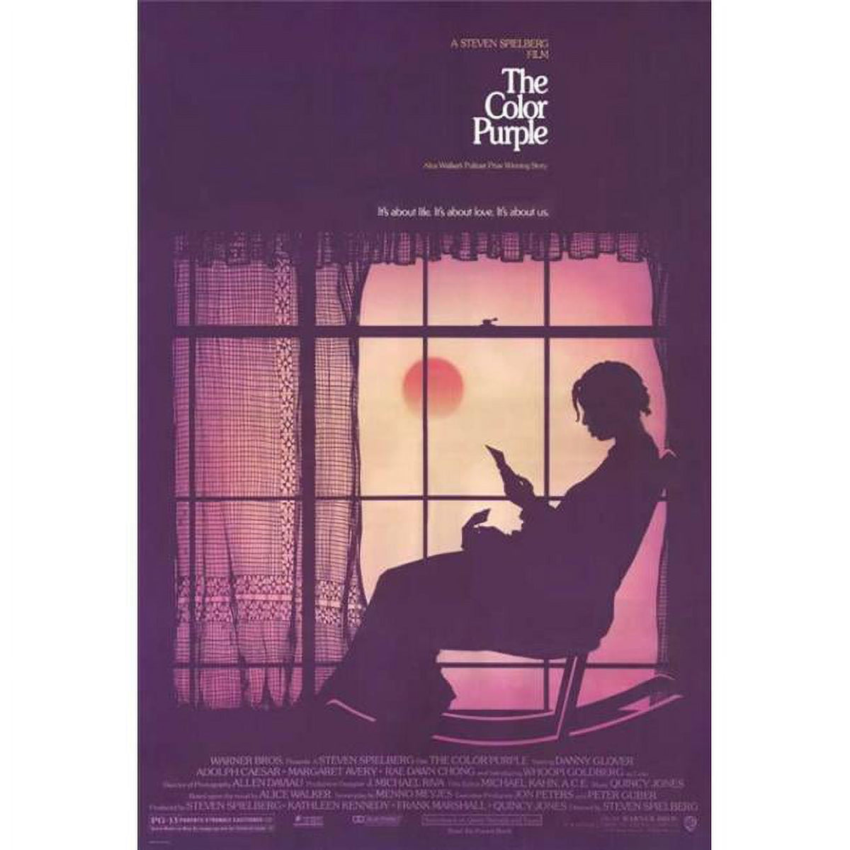 The Color Purple movie poster print, vibrant colors, emotional artwork