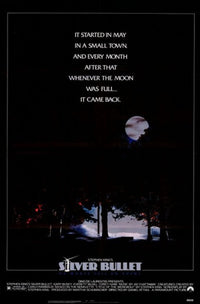 Silver Bullet Movie Poster - 11x17 inch print featuring horror film art.