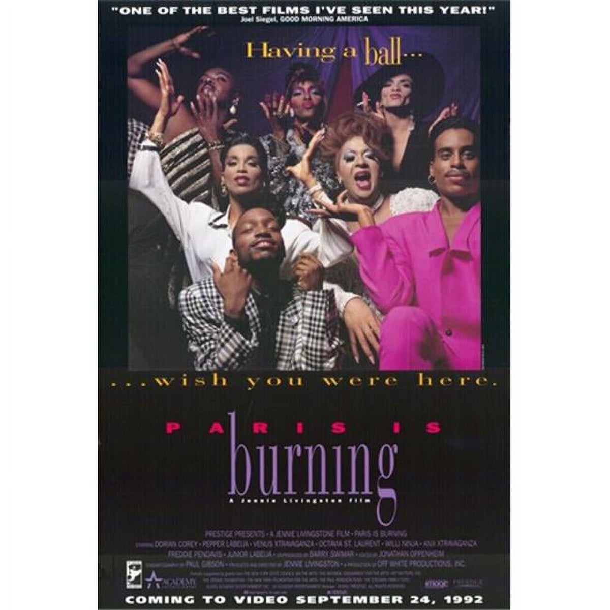 Paris is Burning Movie Poster - 11x17 inches