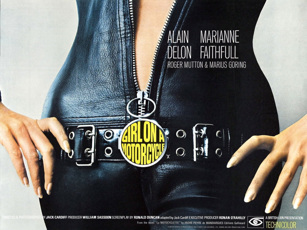 The Girl On A Motorcycle 1968 Movie Masterprint Poster