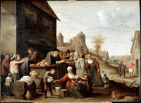 The Seven Corporal Works of Mercy Art Print by David Teniers The Younger