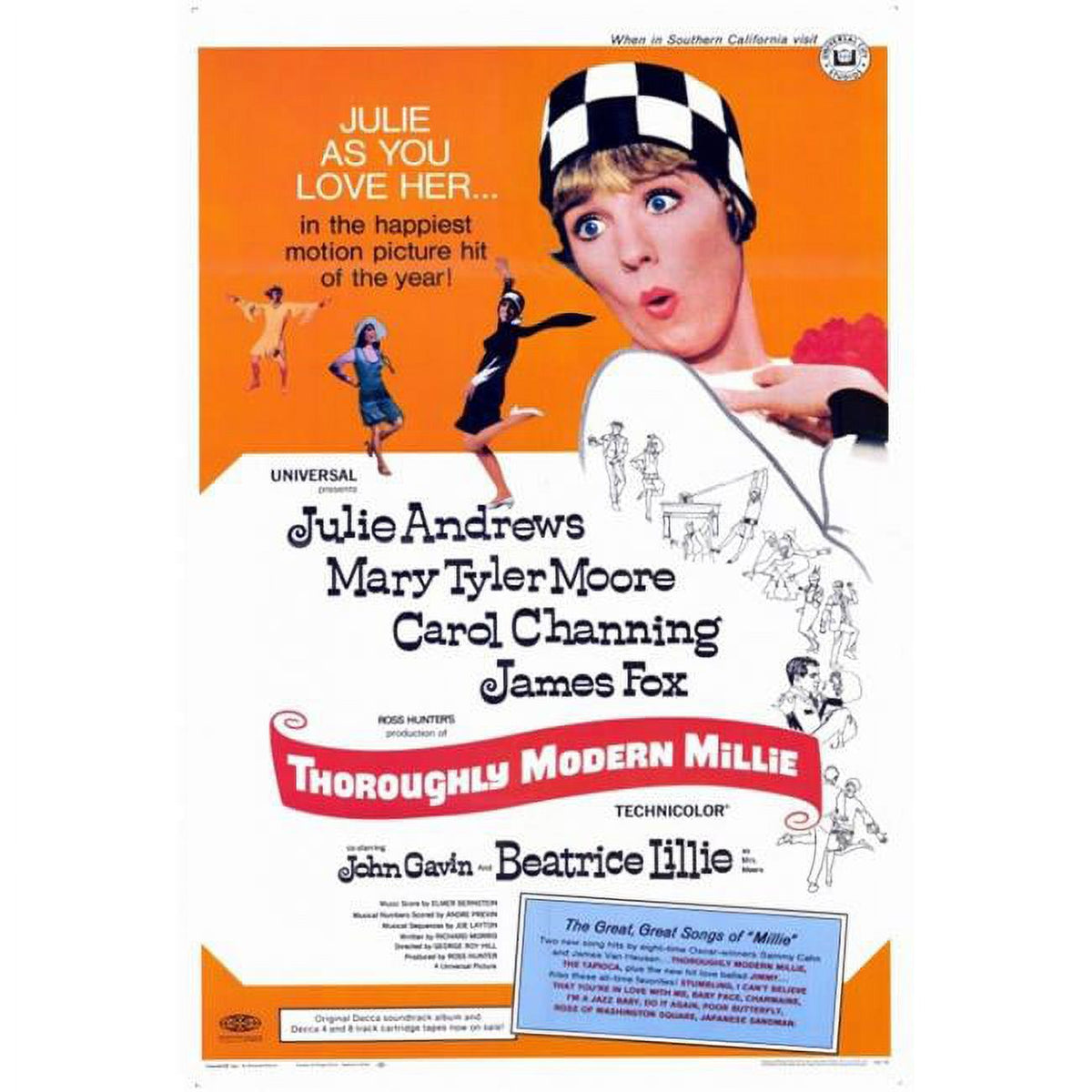 Thoroughly Modern Millie Movie Poster Print - 27x40